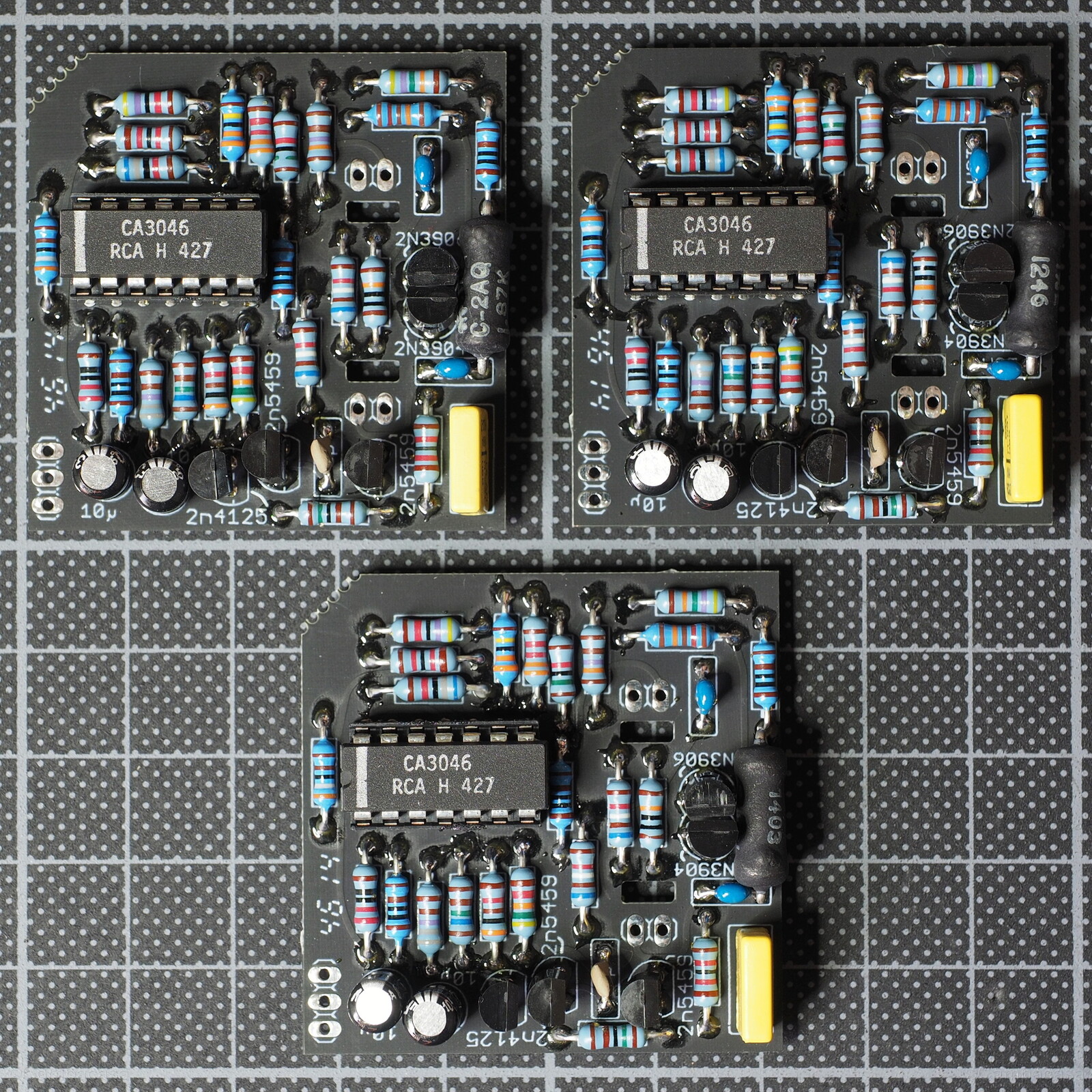 VCO Boards Separated