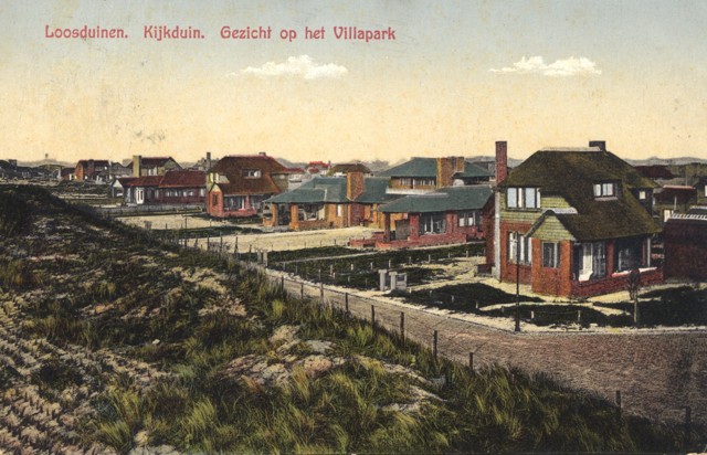 Loosduinen/Kijkduin, 1926: Gezicht op het Villapark